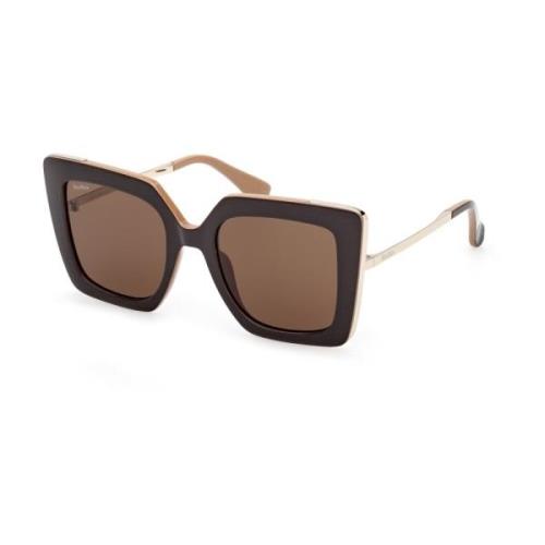 Mm0051 50E Sunglasses Max Mara , Brown , Dames