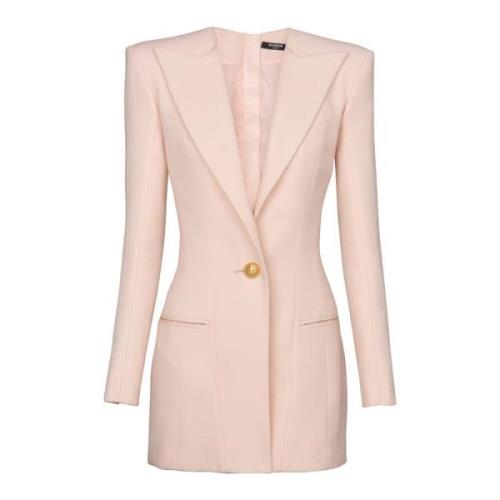 Korte korrel de poederjurk Balmain , Pink , Dames