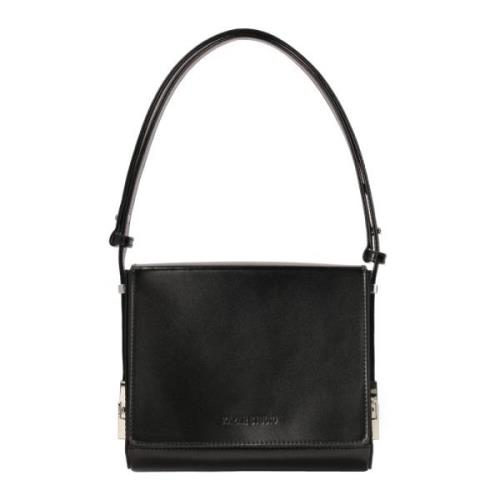 Klassieke zwarte leren tas Kazar Studio , Black , Dames