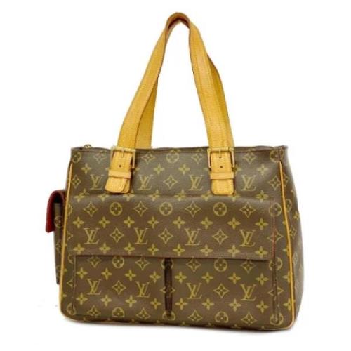 Pre-owned Fabric louis-vuitton-bags Louis Vuitton Vintage , Brown , Da...