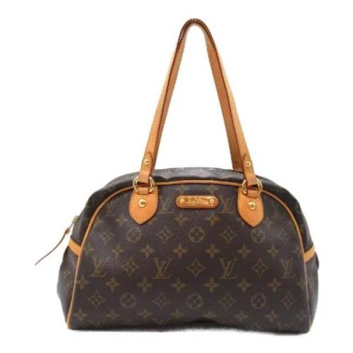 Pre-owned Canvas louis-vuitton-bags Louis Vuitton Vintage , Brown , Da...