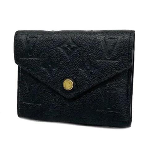 Pre-owned Fabric wallets Louis Vuitton Vintage , Black , Dames