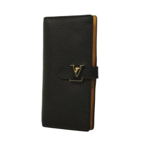 Pre-owned Canvas wallets Louis Vuitton Vintage , Black , Dames