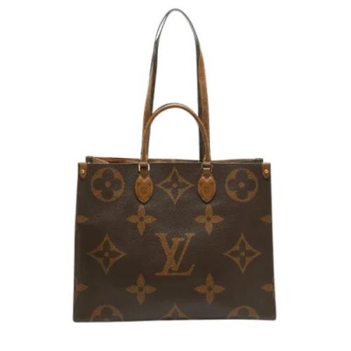 Pre-owned Canvas louis-vuitton-bags Louis Vuitton Vintage , Brown , Da...