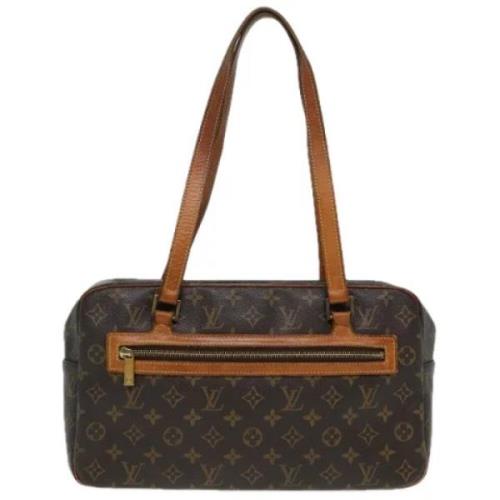 Pre-owned Canvas louis-vuitton-bags Louis Vuitton Vintage , Brown , Da...