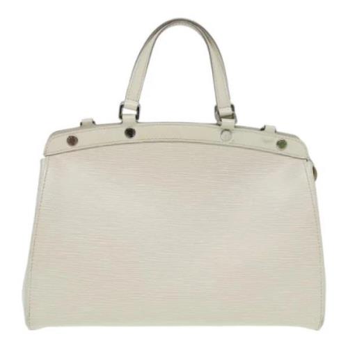 Pre-owned Leather louis-vuitton-bags Louis Vuitton Vintage , White , D...