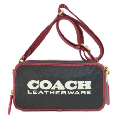 Pre-owned Leather shoulder-bags Coach Pre-owned , Black , Dames