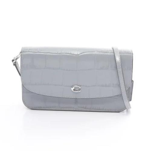 Pre-owned Leather crossbody-bags Coach Pre-owned , Gray , Dames