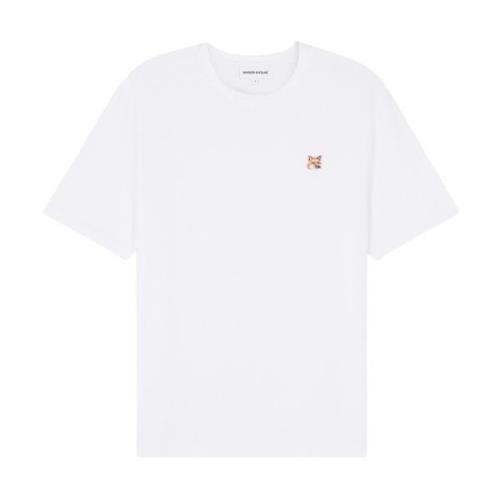 Fox Head Patch T-shirt Maison Kitsuné , White , Heren