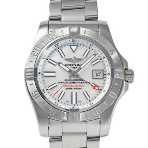 Pre-owned Stainless Steel watches Breitling Pre-owned , White , Heren