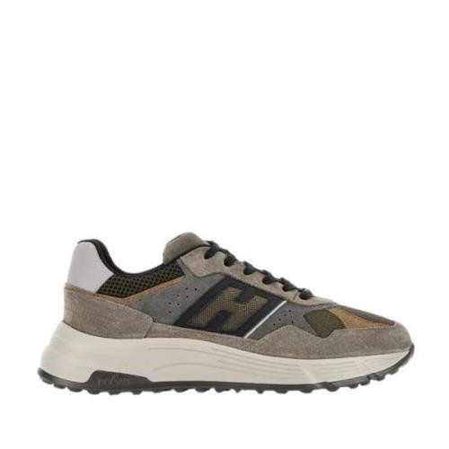 Hyperlight Bruine Sneakers voor Mannen Hogan , Multicolor , Heren