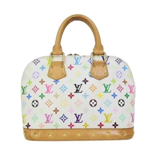 Pre-owned Canvas louis-vuitton-bags Louis Vuitton Vintage , White , Da...