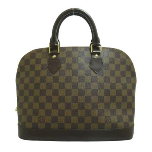 Pre-owned Canvas louis-vuitton-bags Louis Vuitton Vintage , Brown , Da...