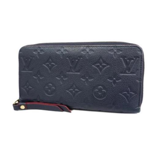 Pre-owned Fabric wallets Louis Vuitton Vintage , Blue , Dames