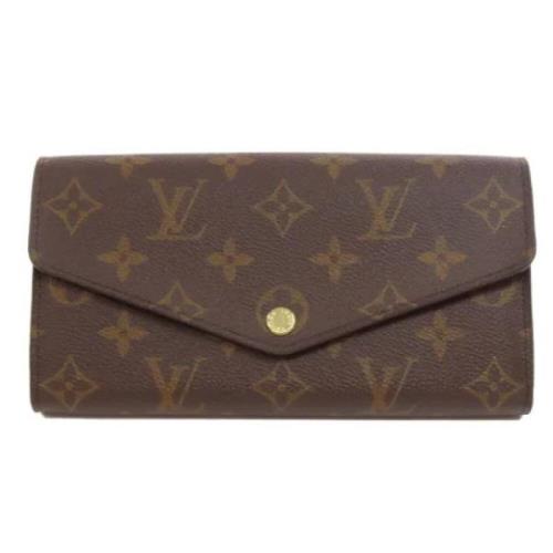 Pre-owned Canvas wallets Louis Vuitton Vintage , Brown , Dames