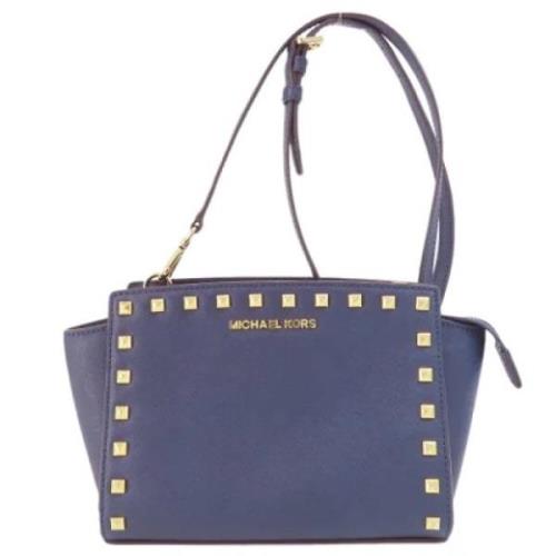 Pre-owned Leather totes Michael Kors Pre-owned , Blue , Dames