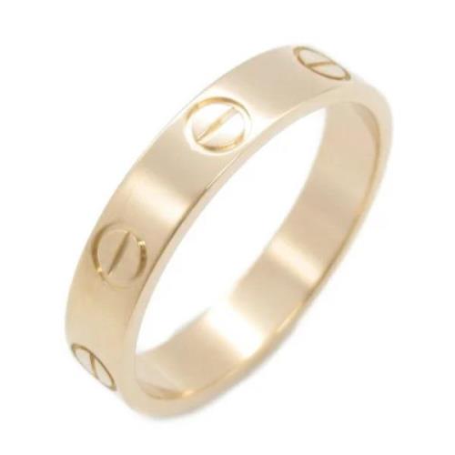 Pre-owned Rose Gold rings Cartier Vintage , Yellow , Dames