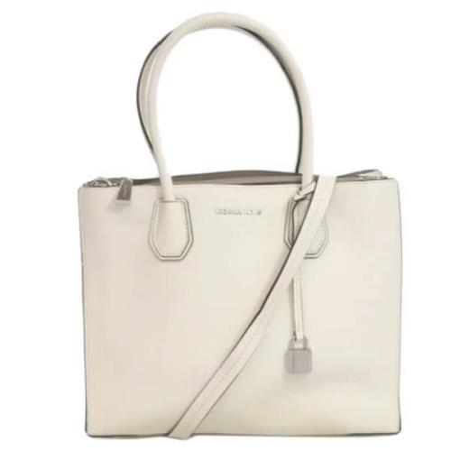 Pre-owned Leather shoulder-bags Michael Kors Pre-owned , White , Dames