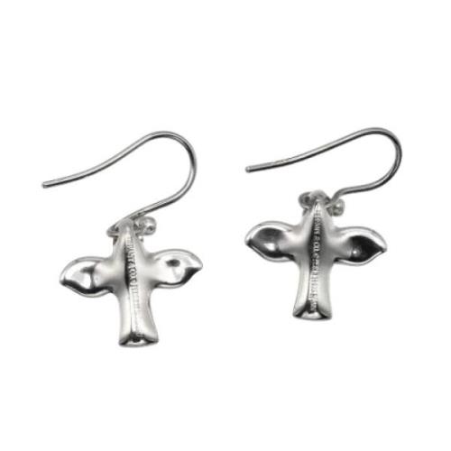 Pre-owned Silver earrings Tiffany & Co. Pre-owned , Gray , Dames