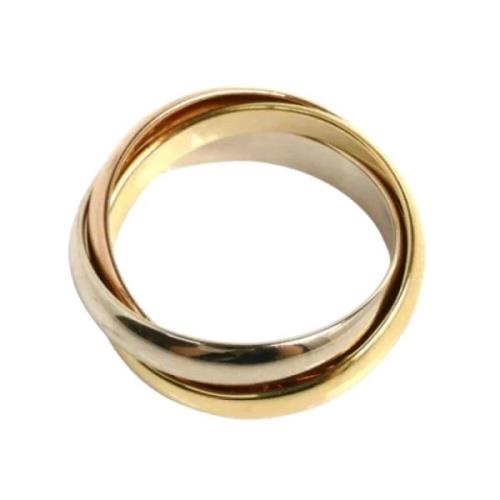 Pre-owned Rose Gold rings Cartier Vintage , Yellow , Dames