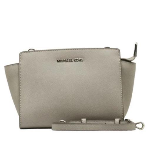 Pre-owned Leather crossbody-bags Michael Kors Pre-owned , Gray , Dames