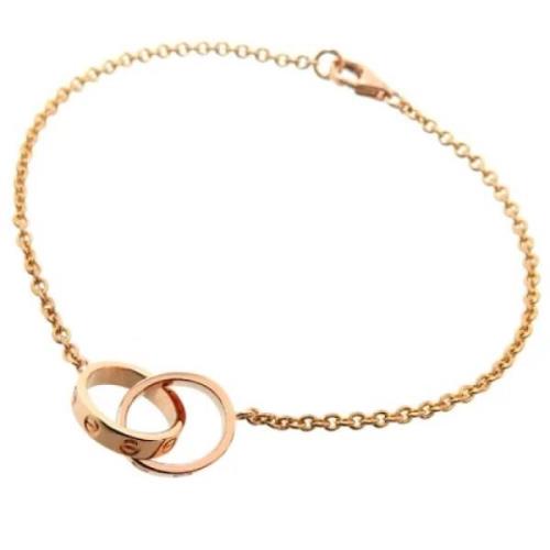 Pre-owned Rose Gold bracelets Cartier Vintage , Yellow , Dames