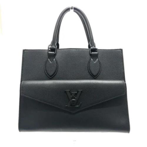 Pre-owned Leather louis-vuitton-bags Louis Vuitton Vintage , Black , D...