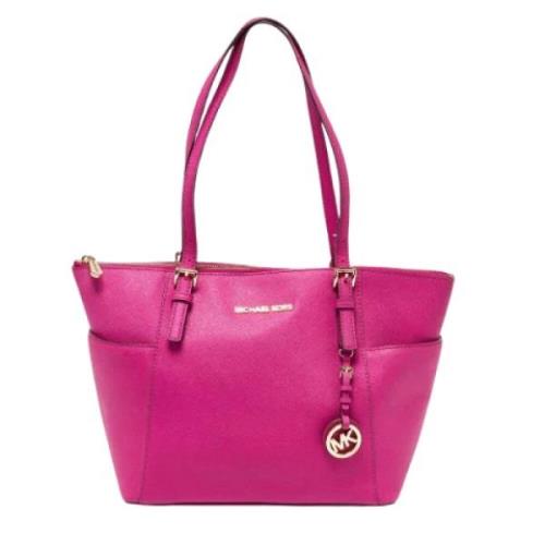 Pre-owned Leather handbags Michael Kors Pre-owned , Pink , Dames