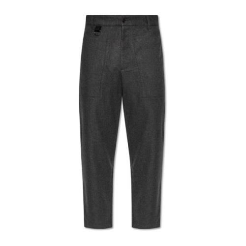 Broek met logo Iceberg , Gray , Heren