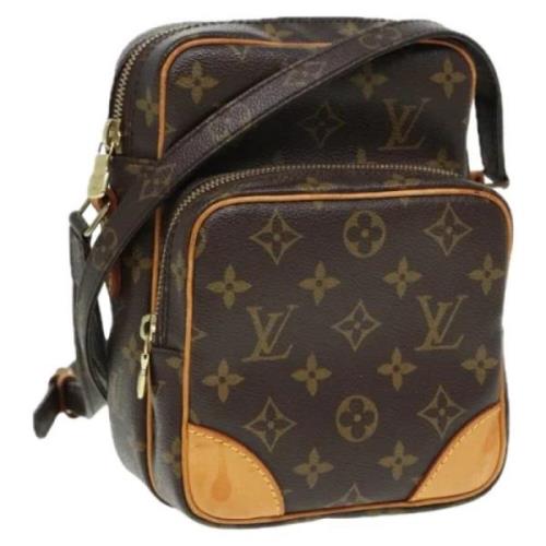 Pre-owned Canvas louis-vuitton-bags Louis Vuitton Vintage , Brown , Da...