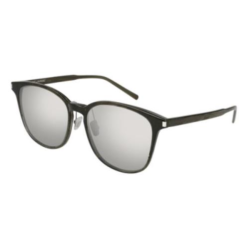 Smalle Zwarte Leren Portemonnee Saint Laurent , Black , Unisex