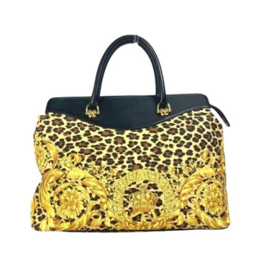 Pre-owned Fabric handbags Versace Pre-owned , Yellow , Dames