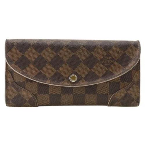 Pre-owned Canvas wallets Louis Vuitton Vintage , Brown , Dames