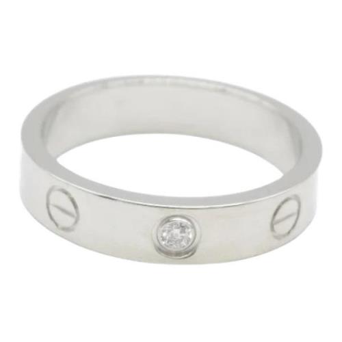 Pre-owned White Gold rings Cartier Vintage , Gray , Dames