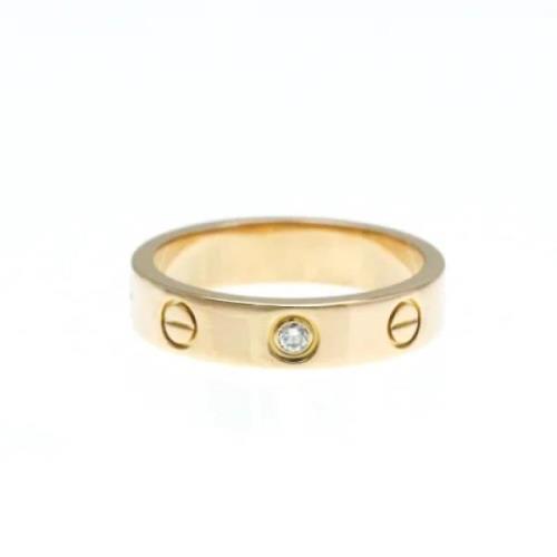 Pre-owned Rose Gold rings Cartier Vintage , Yellow , Dames