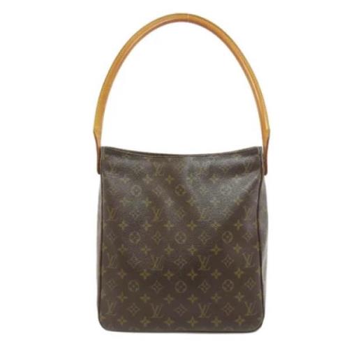 Pre-owned Fabric louis-vuitton-bags Louis Vuitton Vintage , Brown , Da...