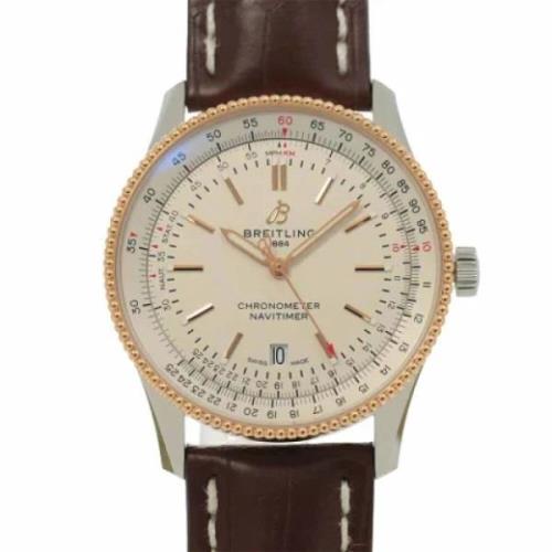 Pre-owned Rose Gold watches Breitling Pre-owned , Gray , Heren