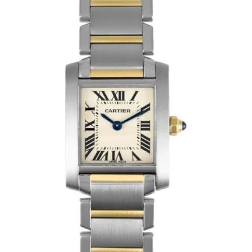 Pre-owned Stainless Steel watches Cartier Vintage , Gray , Dames