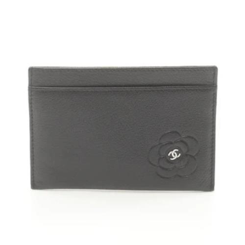 Pre-owned Leather wallets Chanel Vintage , Black , Unisex