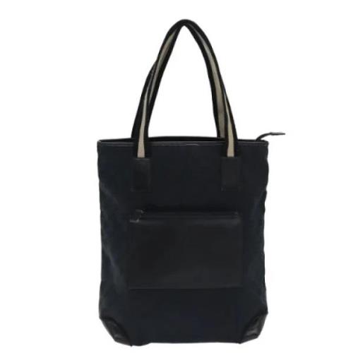 Pre-owned Canvas totes Gucci Vintage , Black , Dames