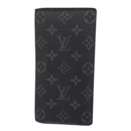 Pre-owned Fabric wallets Louis Vuitton Vintage , Black , Heren