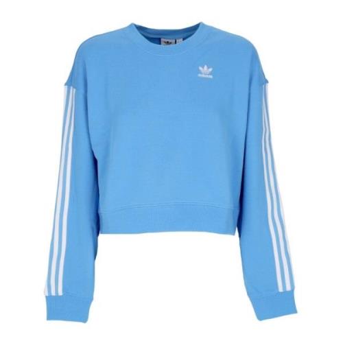 Strepen Lichtgewicht Ronde Hals Sweatshirt Blauw Adidas , Blue , Dames