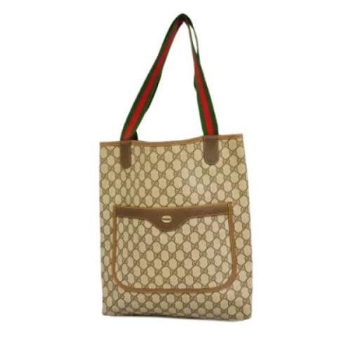 Pre-owned Plastic gucci-bags Gucci Vintage , Beige , Dames