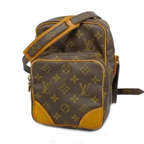 Pre-owned Fabric louis-vuitton-bags Louis Vuitton Vintage , Brown , Da...