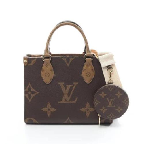 Pre-owned Leather louis-vuitton-bags Louis Vuitton Vintage , Brown , D...