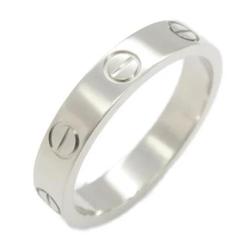 Pre-owned White Gold rings Cartier Vintage , Gray , Unisex