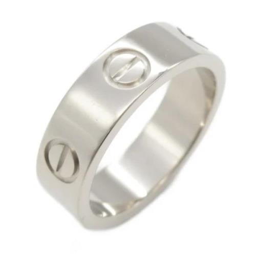 Pre-owned White Gold rings Cartier Vintage , Gray , Unisex