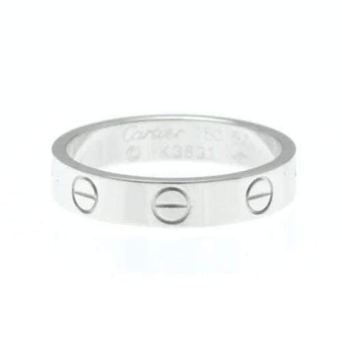 Pre-owned White Gold rings Cartier Vintage , Gray , Unisex