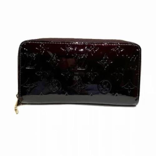 Pre-owned Leather wallets Louis Vuitton Vintage , Brown , Dames