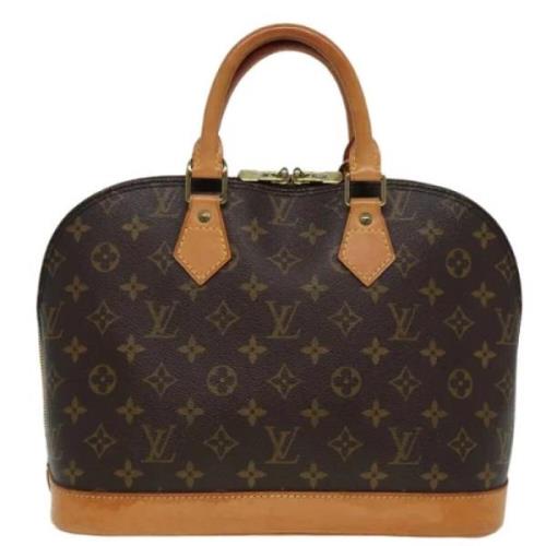 Pre-owned Canvas louis-vuitton-bags Louis Vuitton Vintage , Brown , Da...